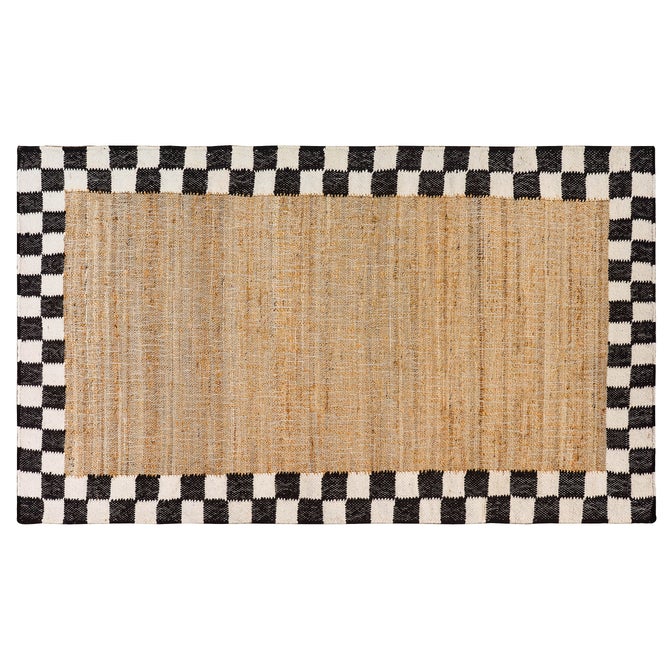 Check Jute 3' x 5' Rug image number 0