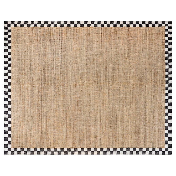 Check Jute 8' x 10' Rug image number 0
