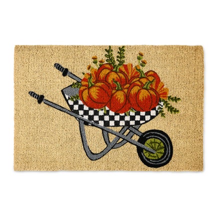 Autumn Wheelbarrow Entrance Mat