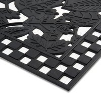 Autumn Leaves Rubber Double Door Entrance Mat