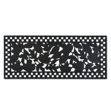 Autumn Leaves Rubber Double Door Entrance Mat