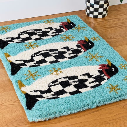Penguin Parade Entrance Mat