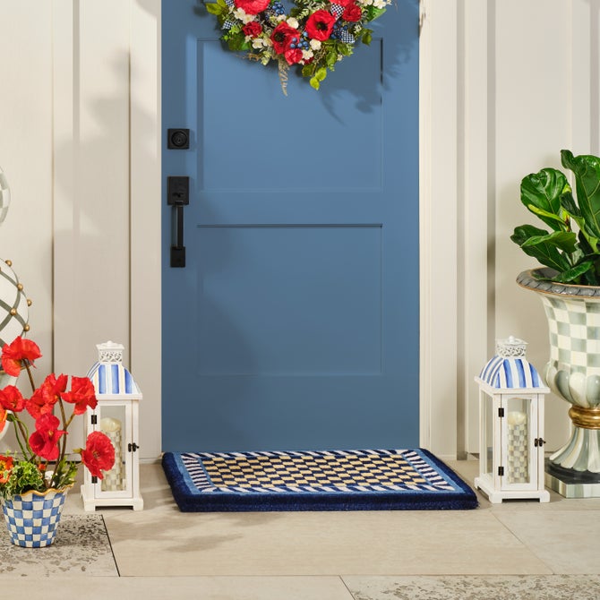 Royal Check Entrance Mat image number 2