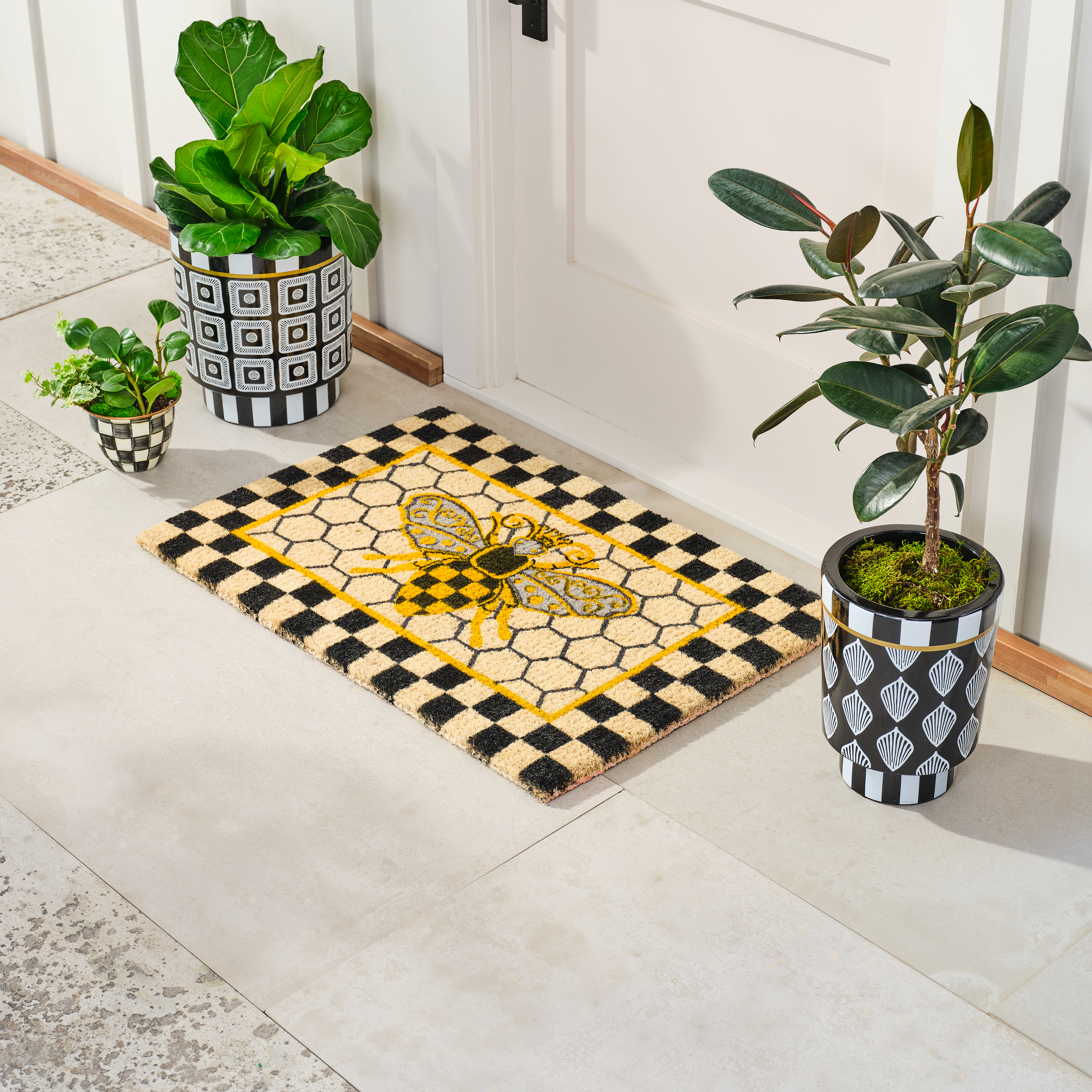 MacKenzie-Childs | Queen Bee Entrance Mat
