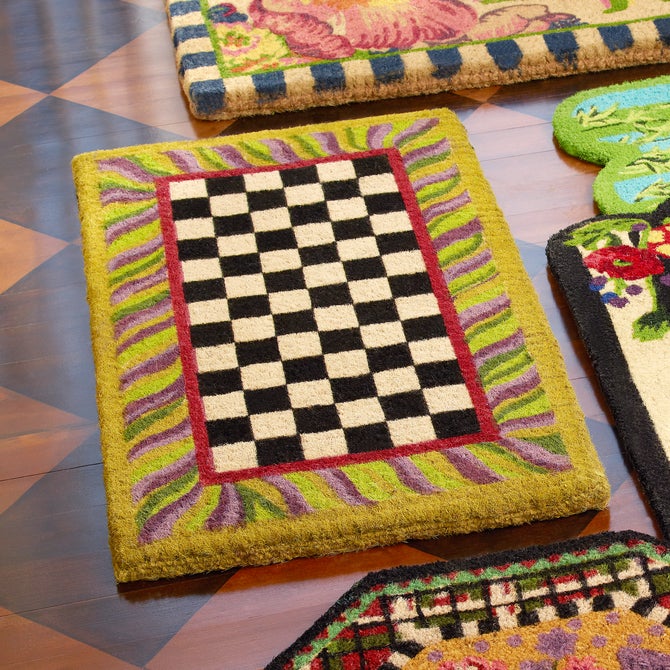 Courtly Check Entrance Mat image number 9