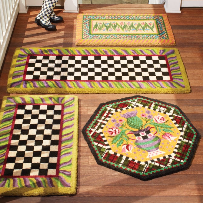 Courtly Check Entrance Mat image number 3
