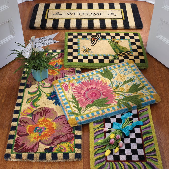 Courtly Check Entrance Mat image number 4