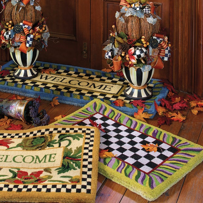 Courtly Check Entrance Mat image number 5
