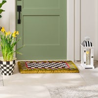 Courtly Check Entrance Mat