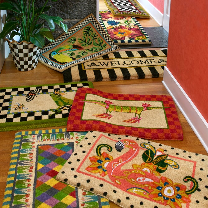 Courtly Check Double Door Entrance Mat image number 3