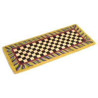 Courtly Check Double Door Entrance Mat