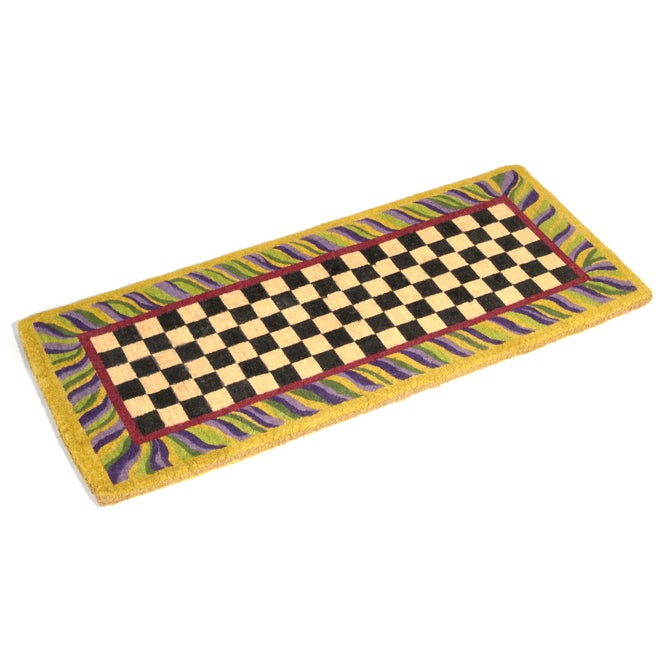 Courtly Check Double Door Entrance Mat image number 0