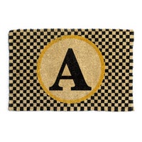 Monogrammed "A" Entrance Mat