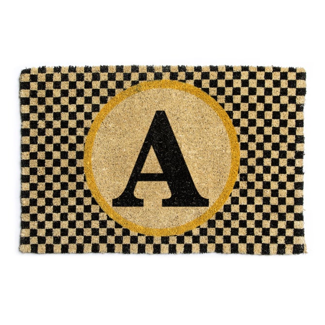 Monogrammed "A" Entrance Mat image number 0