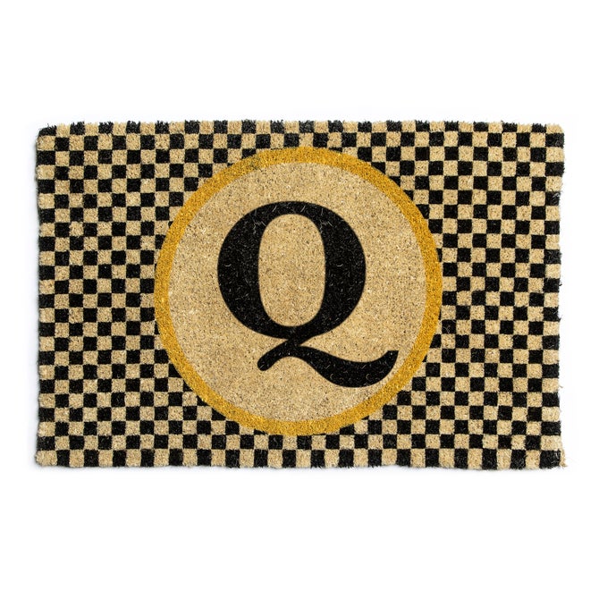 Monogrammed "Q" Entrance Mat image number 0