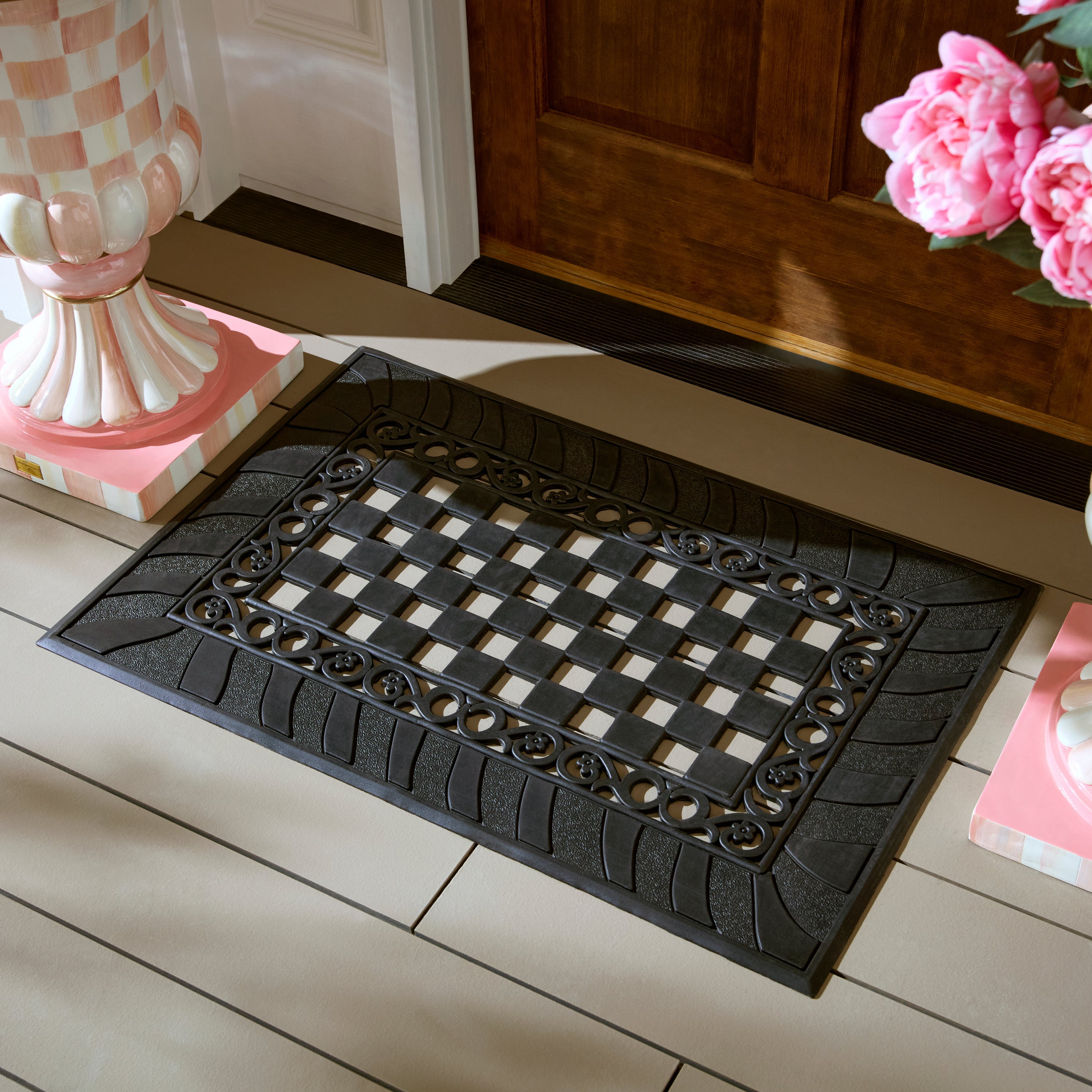 MacKenzie-Childs | Classic Check Rubber Entrance Mat