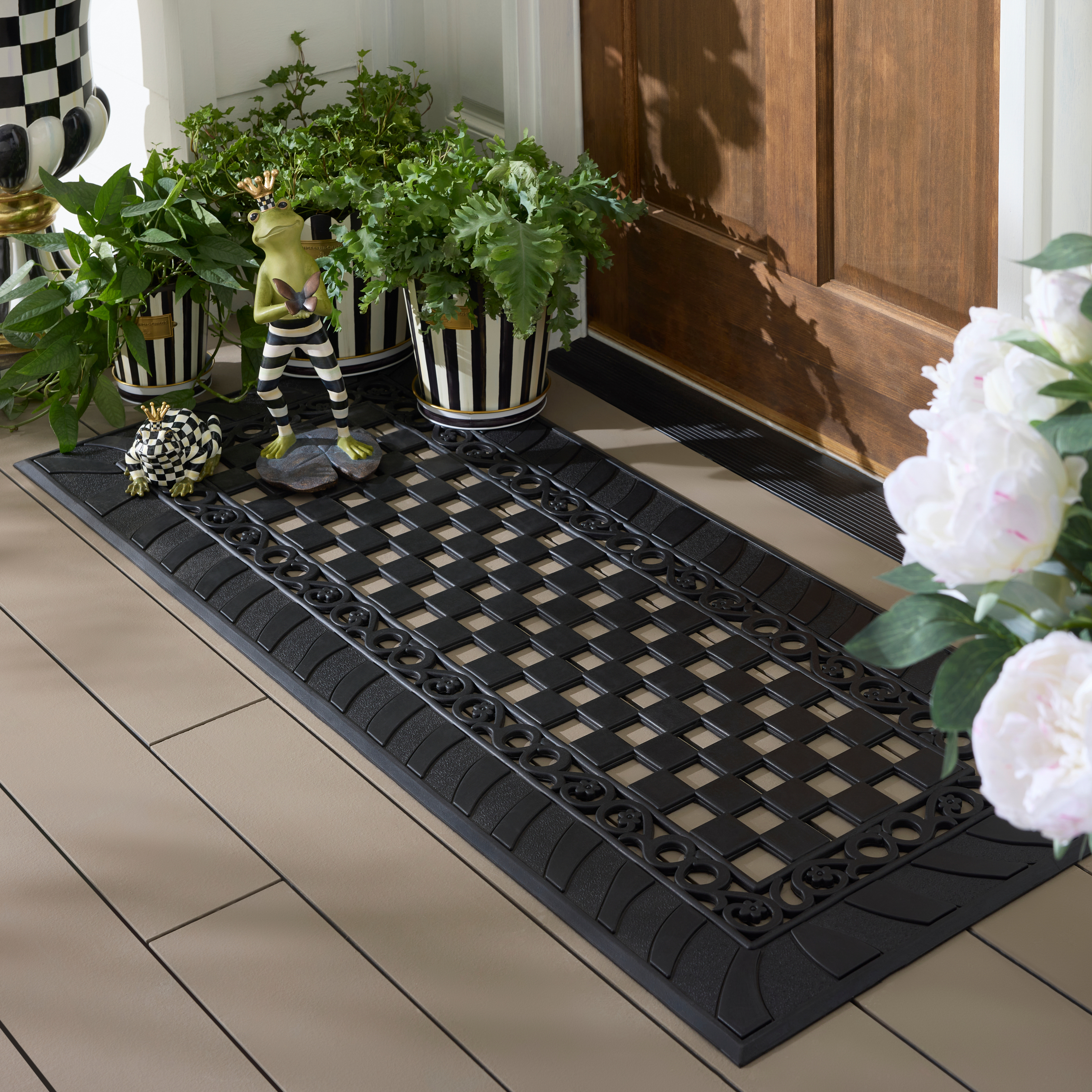 MacKenzie-Childs Classic Check Entrance Mat - Thumbnail 3