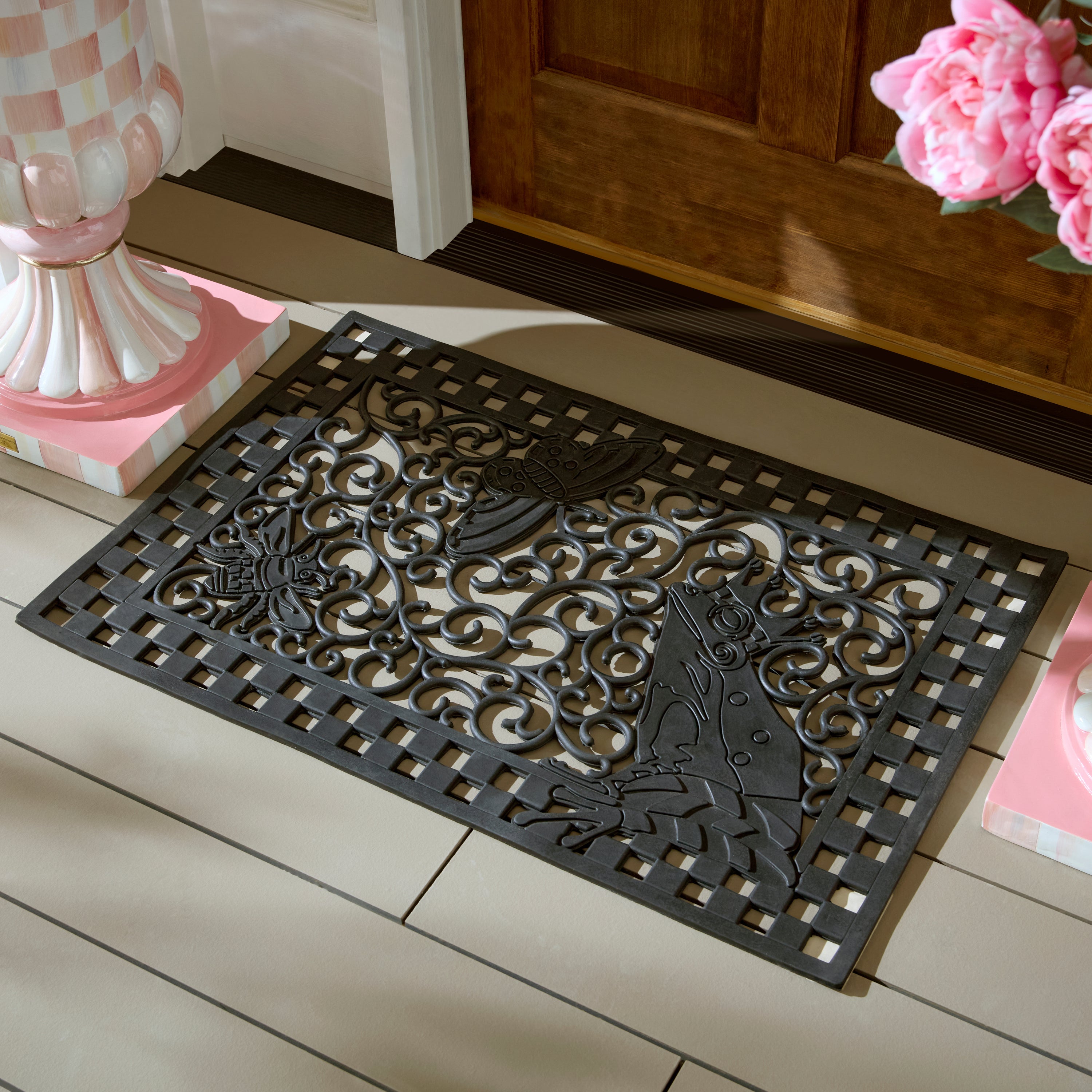MacKenzie-Childs | Frog Rubber Entrance Mat