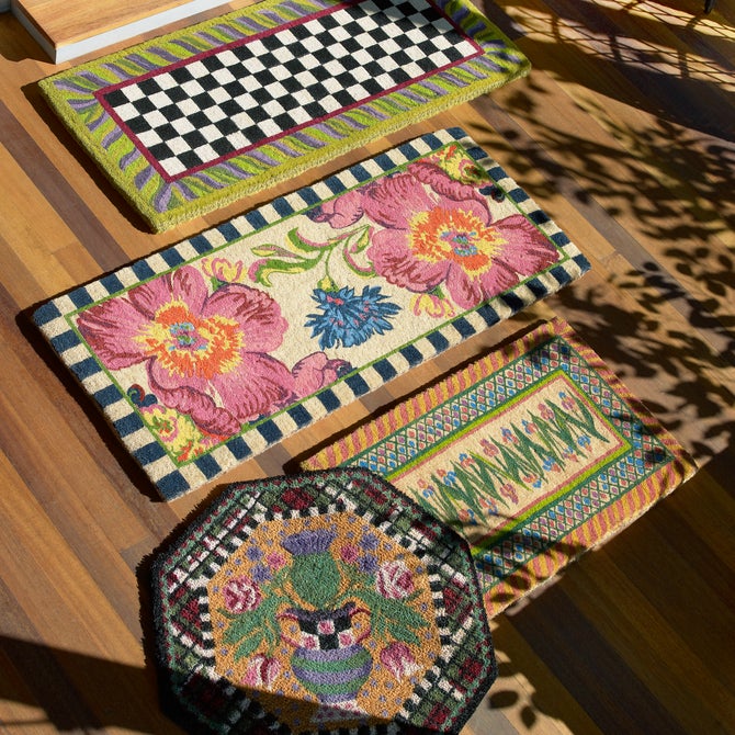Flower Market Double Door Entrance Mat image number 7