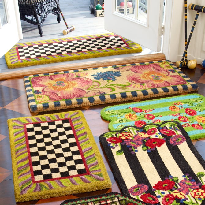 Flower Market Double Door Entrance Mat image number 5