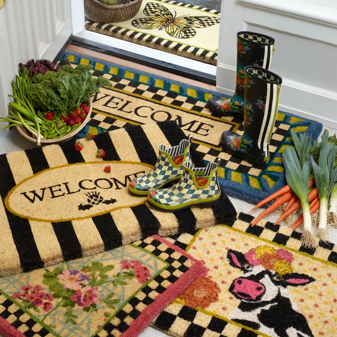 Welcome Awning Stripe Entrance Mat image number 12