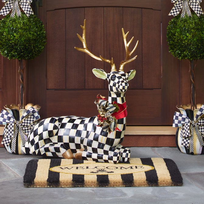 Welcome Awning Stripe Entrance Mat image number 2
