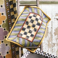 Courtly Check Purple & Green 2' x 3' Rug