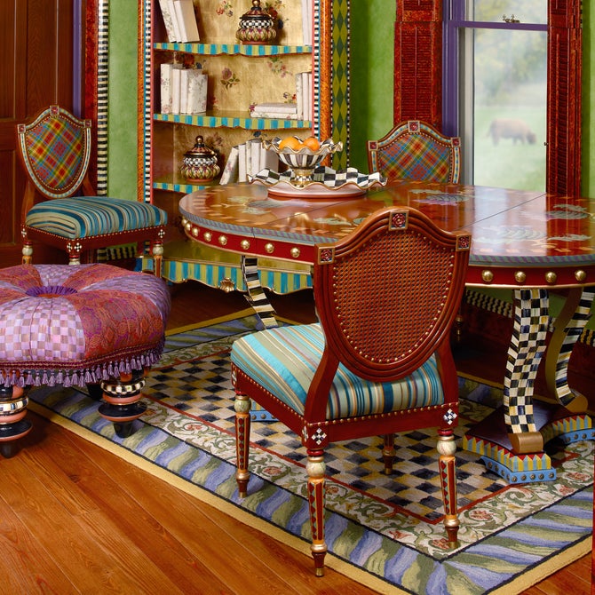 Courtly Check Purple & Green 5' x 8' Rug image number 5