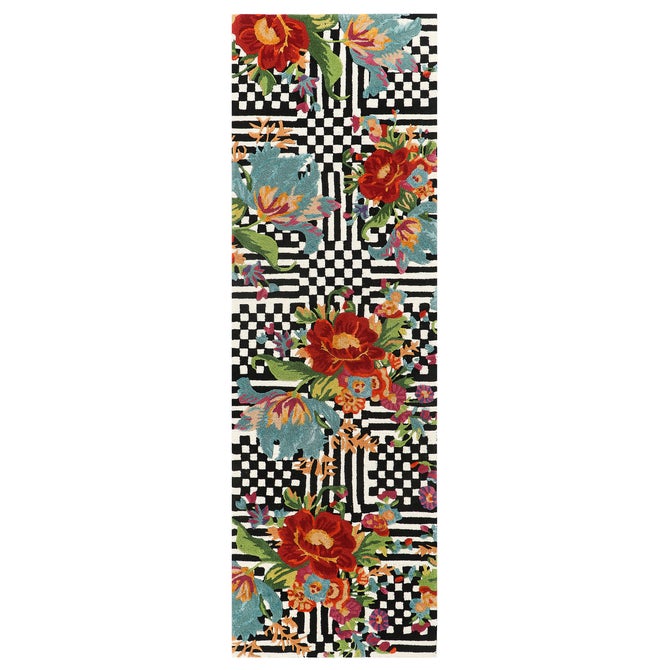 Courtly Flower Market 2'6" x 8' Runner Rug image number 0