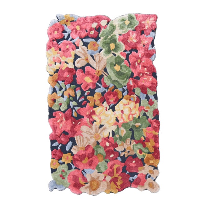 Laura's Flowers 2'3" x 3'9" Rug image number 0