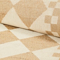 White Diamond 5' x 8' Indoor/Outdoor Rug