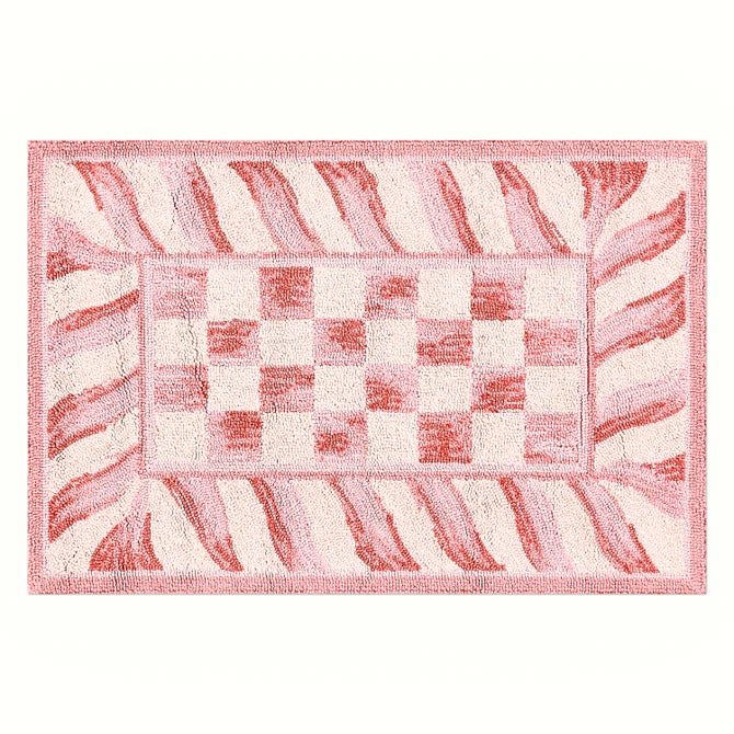 Rosy Check Rug image number 0