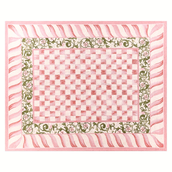 Rosy Check Rug image number 4