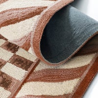 Mocha Check 2' x 3' Rug