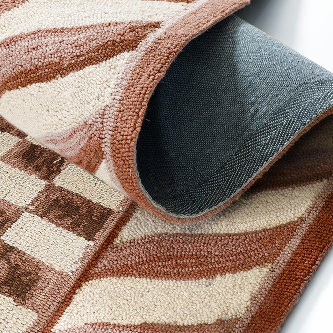 Mocha Check 2' x 3' Rug image number 2