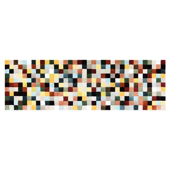 Multicolor Checkerboard 2'6" x 8' Runner image number 0
