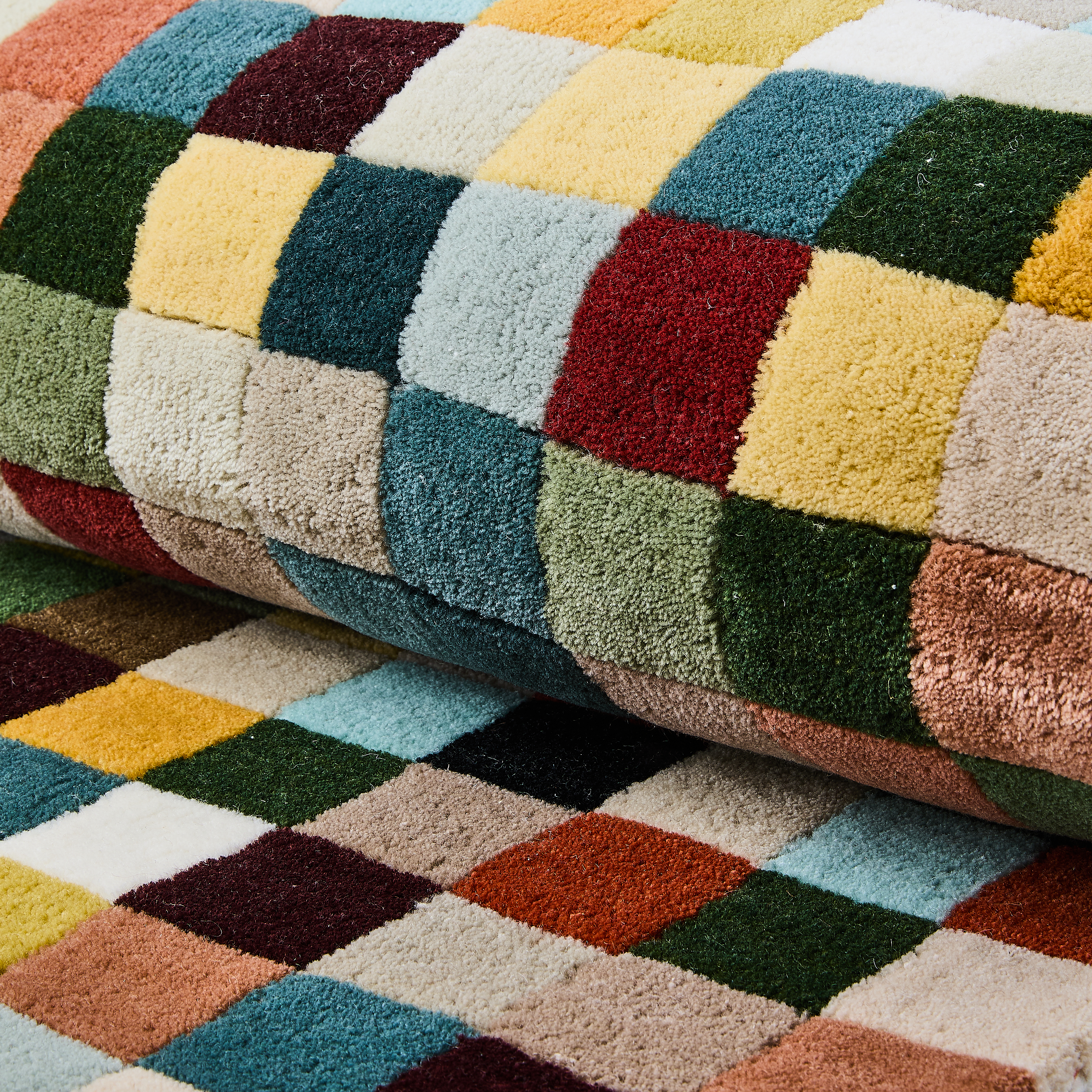 MacKenzie-Childs | Multicolor Checkerboard 3' x 5' Rug