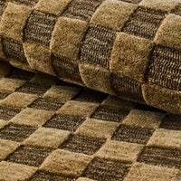 Cocoa Checkerboard 3' x 5' Rug