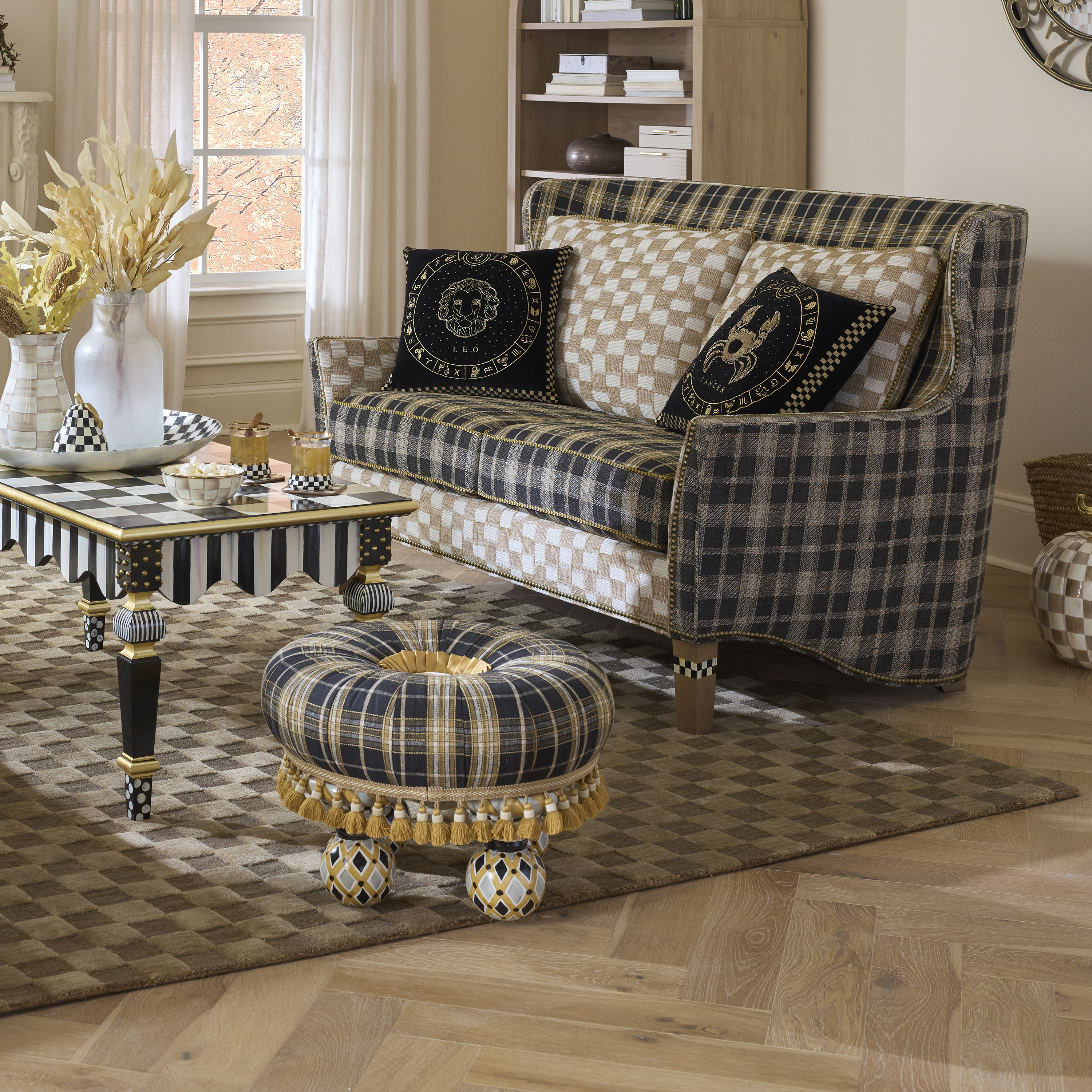 MacKenzie-Childs | Cocoa Checkerboard 8' x 10' Rug