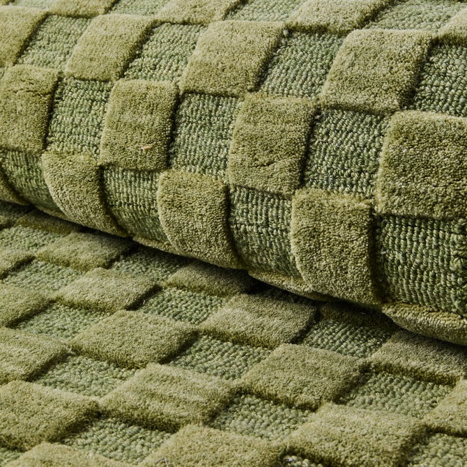Moss Checkerboard 2'3" x 3'9" Rug image number 1