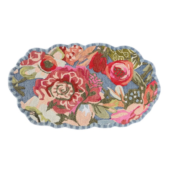 Sea Garden Floral 2'3" x 3'9" Rug image number 0