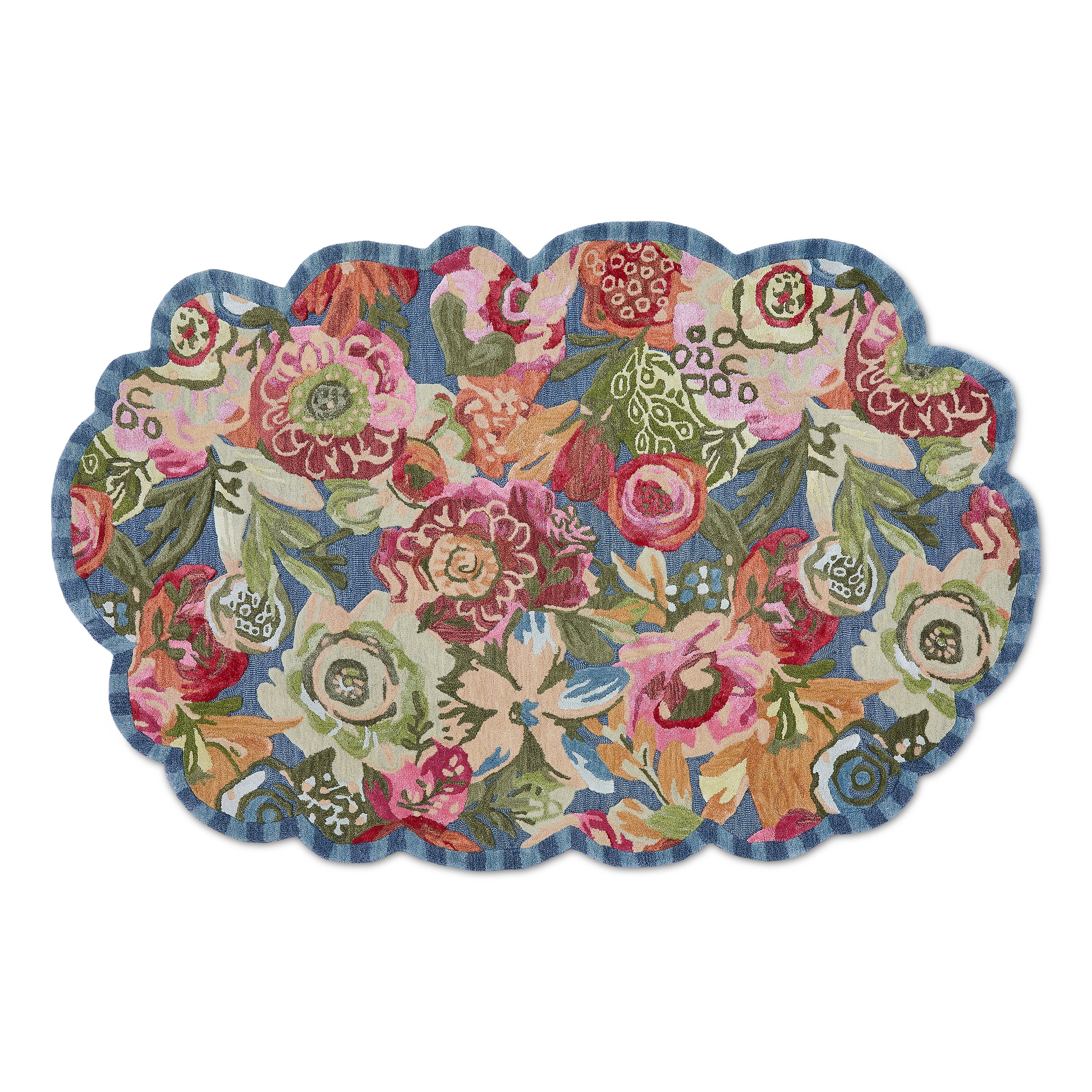 MacKenzie-Childs | Sea Garden Floral 5' x 8' Rug