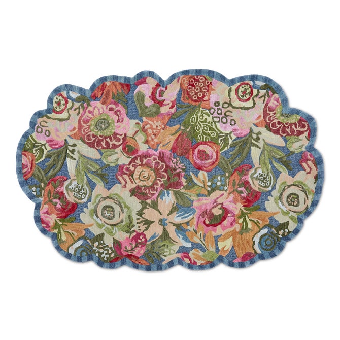 Sea Garden Floral 5' x 8' Rug image number 0