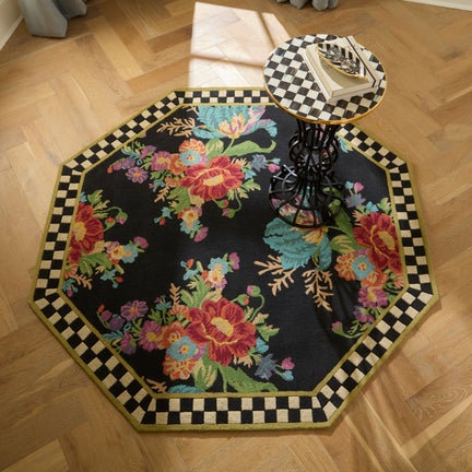 Flower Market 6' Octagon Rug