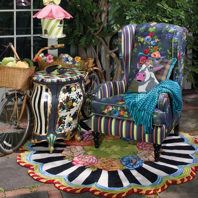 Cutting Garden 6' Round Rug image number 6
