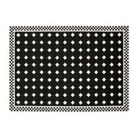 Black Tile Hair on Hide 8' x 10' Rug