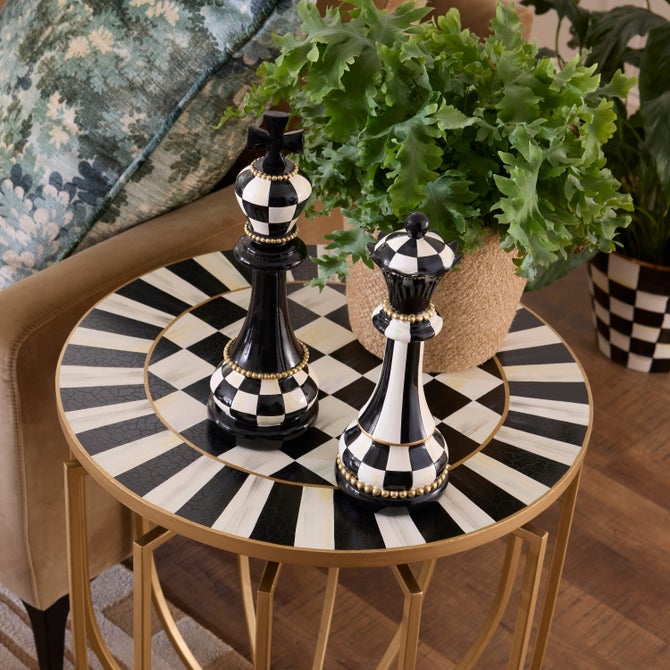 Courtly Chess Decor, Set of 2 image number 1