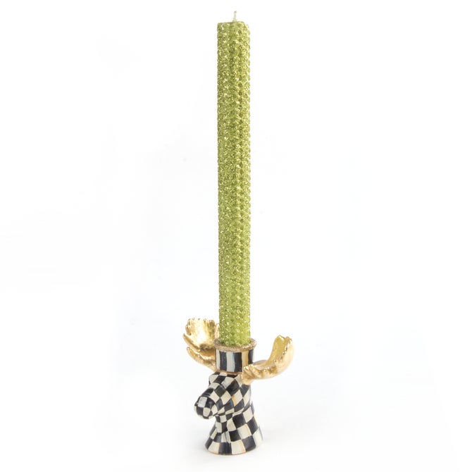 Courtly Check Moose Candlesticks - Set of 2 image number 7
