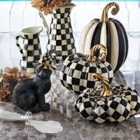Beaded Harlequin Squashed Pumpkin