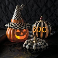 Beaded Harlequin Squashed Pumpkin